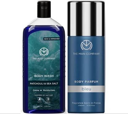 THE MAN COMPANY Art Of Smelling Good | Body Wash 200ml & Perfume Body Spray 120ml Combo - 320ml