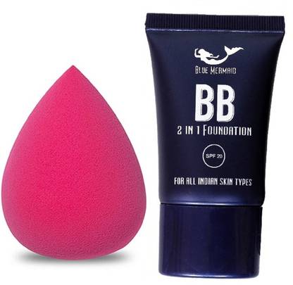 BLUEMERMAID GEL FOUNDATION WITH BEAUTY BLENDER
