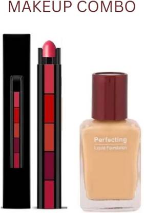 lately MAKEUP COMBO OF 5IN1 MATTE LIPSTICK & FOUNDATION