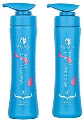 PRO ADS KERATIN SHAMPO AND CONDITIONER SET OF 2