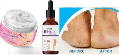 HOUSE OF COMMON Organic Premium Cracked Heel Repair & Smooth Foot Cream and serum
