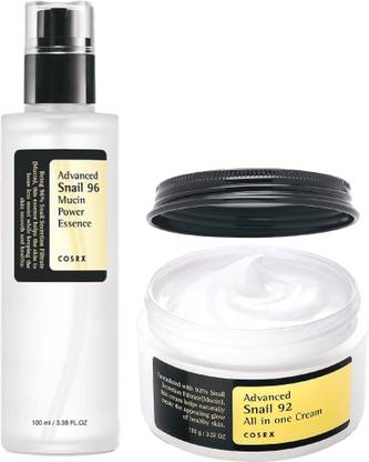 Cosrx Combo Advanced Snail 96 Mucin Power Essence 100ml & Advanced Snail 92 All In One Cream 100gm