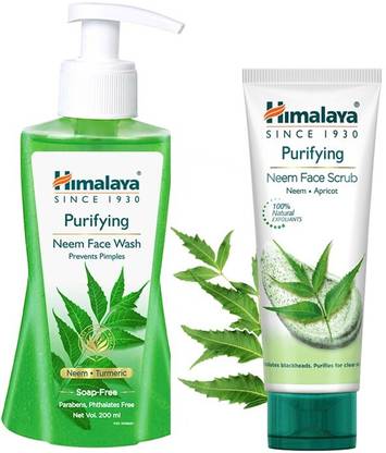 HIMALAYA Neem Face Wash 200ml & Neem Scrub 100ml