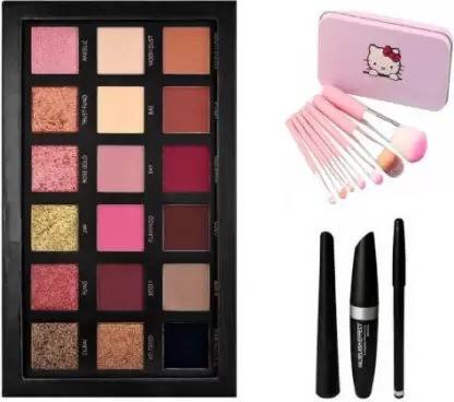 WATELLO Professional Eyeshadow & Soft Makeup Brushes & Eyeliner Maskara Eyebrow pencil