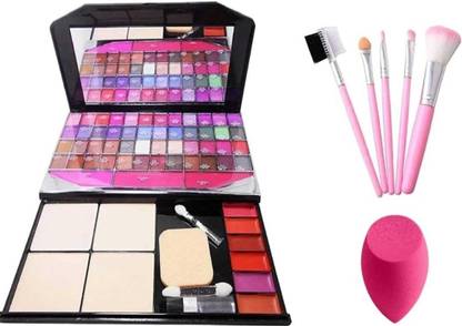 mkldsrh 6155 make up kit with make up brushes with face beauty blenders for face make up kit