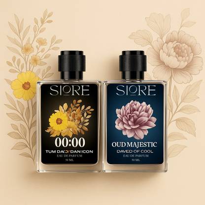 SIORE 00:00 & Oud Majestic Perfume Combo | Eau De Parfum 50ML Each