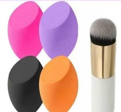 crazmatic FOUNDATION BRUSH WITH 4 SET OF MAKEUP BLANDERS