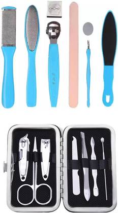 orecle 7 in 1 Manicure Tool Kit with 9 in 1 Pedicure Tool Kit Set