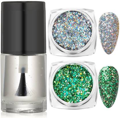 MYEONG Multicolor glitter eyeshadow powder & Glue