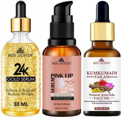 Bon Austin 24K Gold Face Serum, Pink