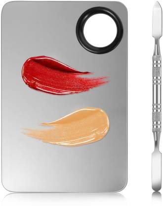 Beaute Secrets Makeup Plate Cosmetic Mixing Palette with Spatula for Mixing