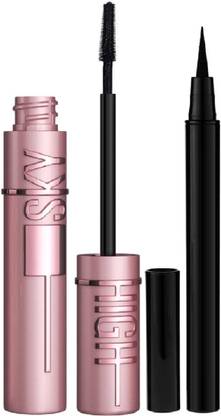 nn NEW EYELINER WITH MASCARA SUPER PERFECT PACK OF 2