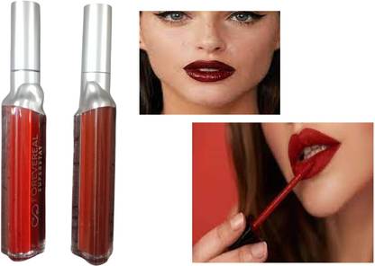 Luipui unique red and maroon lipstick for girls pack of 1