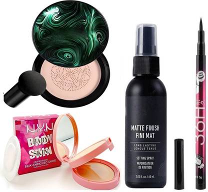 N.Y.N Beauty BB and CC Cream Foundation With Mushroom Head Air Cushion, Compact,