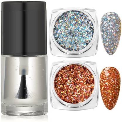 MYEONG Multicolor glitter eyeshadow powder and Glue