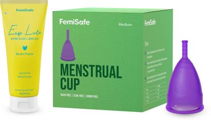 Femisafe Menstrual Cup and Lubricant 50 ml Combo