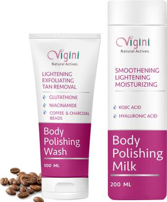 Vigini 100% Natural Actives Body Whitening Lightening Brightening Moisturizing