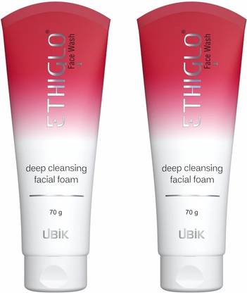 ETHIGLO Skin Lightening Face Wash with Kojic Acid, Niacinamide & Vitamin C