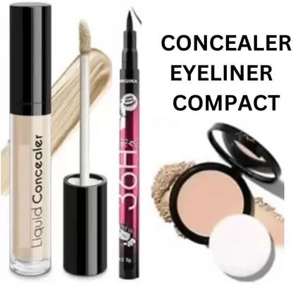 lately MAKEUP COMBO OF COMPACT WATER PROOF EYELINER & CONCEALER