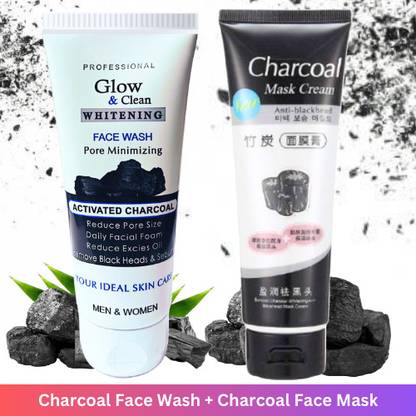 AYYIASHI Premium Charcoal Mask & Face Wash – Multi-benefit Skin Care Solution