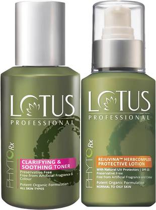 LOTUS Herbcomplex Lotion & Clarifying Toner Combo