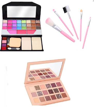 Hi RATED MAKEUP KIT+5PIECE BRUSH NUDE EYESHADOW