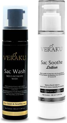 veraku Sac Hygiene Kit | Sac Wash & Sac Soothe Lotion