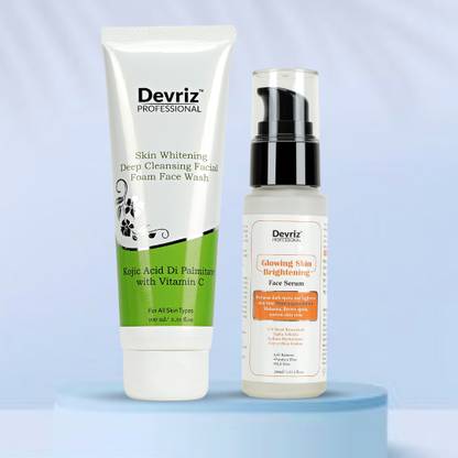 DEVRIZ PROFESSIONAL Face Wash With Serum Combo pack