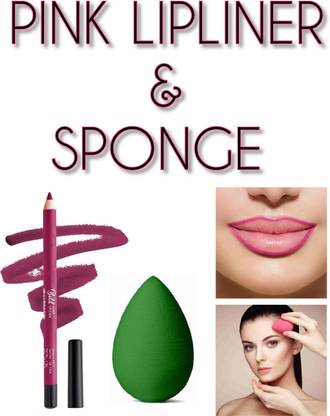 SKYBOAT PROFESSIONAL PINK LIP LINER AND MAKEUP BLENDER