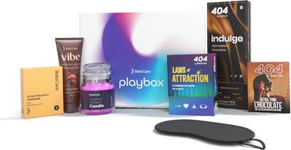 Bold Care Playbox Couples Kit | Condoms, Lubes & Accessories for Date Nights