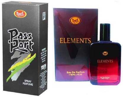 MONET 1 PASSPORT 100ML & 1 ELEMENT PERFUME 50ML, PACK OF 2.
