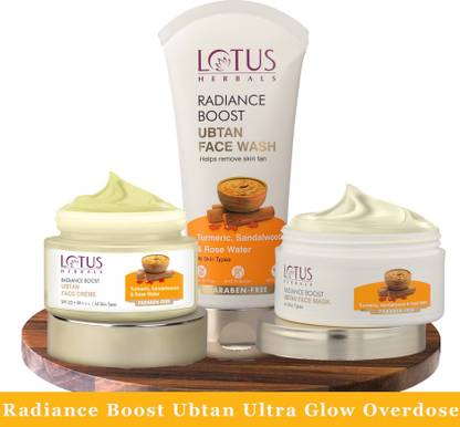 LOTUS HERBALS Radiance Boost Ubtan Ultra Glow Overdose