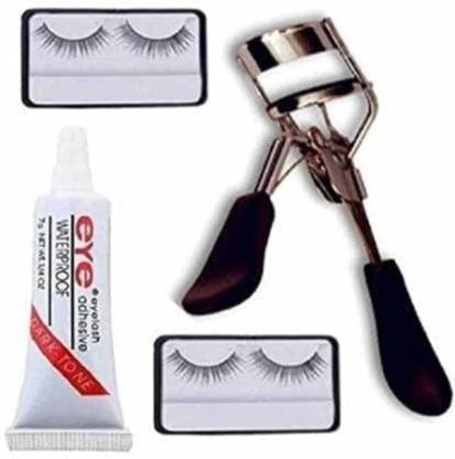 mkldsrh false eyelash with curler with eyes glue for eyes