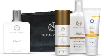 THE MAN COMPANY Grooming Essentials for Men | Face wash, Shaving Cream, After Shave Lotion & Perfume