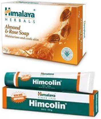HIMALAYA Himcolin Gel 30 g with Rose Soap, 75gm