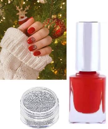 AFARAXIA Long Lasting Matte Finish Nail Polish Dark red