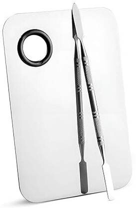 Eletree Makeup Mixing Palette, Stainless Steel Makeup Palette