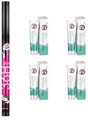Ressure 36h Eyeliner With Dent Assure 4 Neem Paste