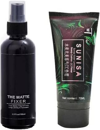 SUBHMUN The Matte Makeup Fixer & Korean Mushroom CC Makeup Base Primer