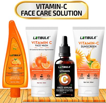 Latibule Vitamin C Excess oil,And Makeup Residue Without Stripping The Skin's Natural Moisture