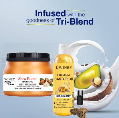 winry Anti Frizz Shea Butter Opti And Castor Oil For All Skin Type