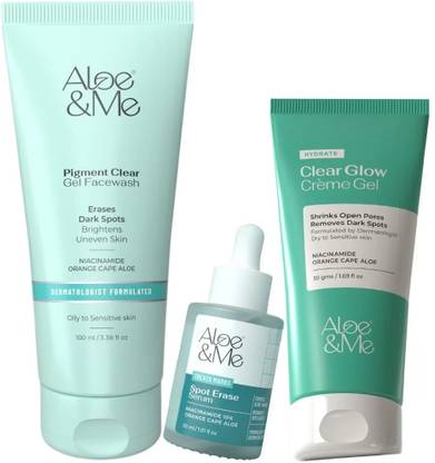 aloe&me 3-Step Acne Marks Kit