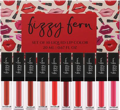 Fizzy Fern Long Lasting Matte Liquid Lipstick, Smudge, Nourishing, Transferproof,