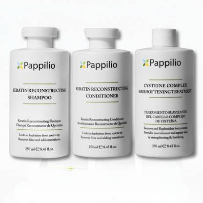 Pappilio Cysteine Repair Kit-Shampoo, Conditioner & Softening Treatment