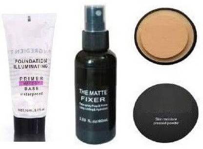Lenon Makeup Primer, Fixer & Compact Set