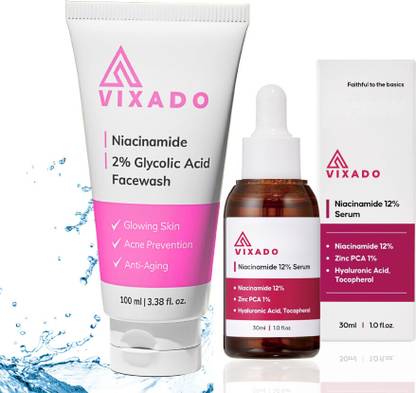 Vixado Niacinamide Face Serum For Blackhead Removal + Niacinamide For Skin Cleanser
