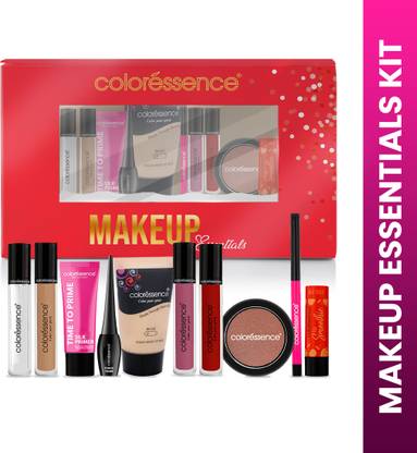 COLORESSENCE Makeup Essentials Kit with 10 Premium Products | Waterproof & Smudge Proof