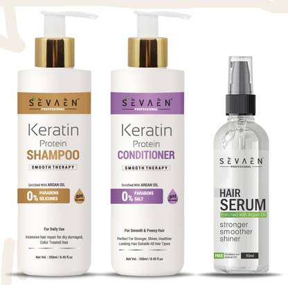 SEVAEN Keratin Shampoo With Keratin Conditioner