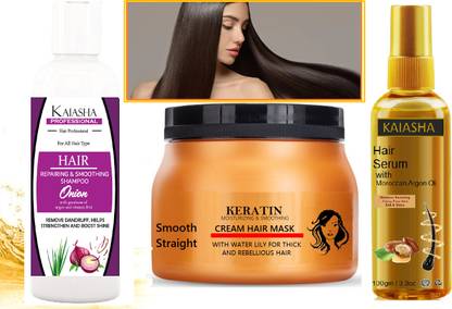 KAIASHA HAIR SPA COMBO Professional Keratin Shampoo 200 ML+ Keratin Creamy