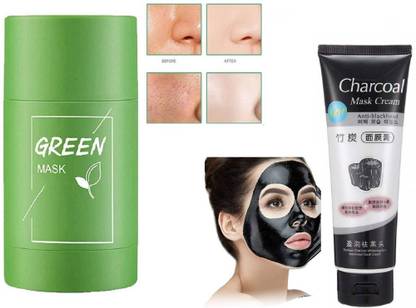 Hi RATED Charcoal Face Pack Mask for Purifying Oil Control Deep Cleansing Blackhead Removal Improving Skin Texture Suitable For skin